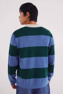 Jersey polo rayas anchas