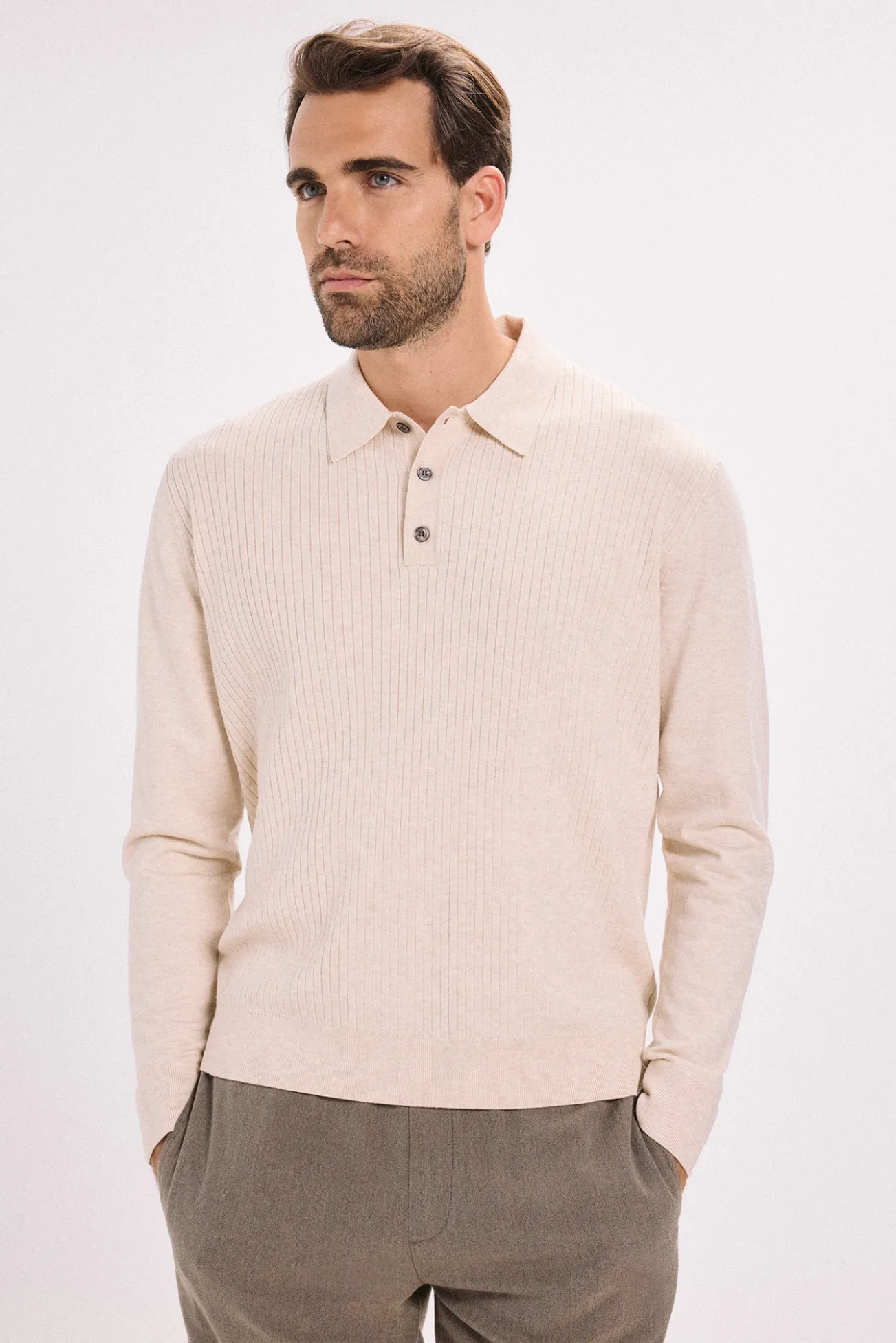 Jersey polo regular fit