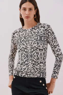 Jersey punto estampado