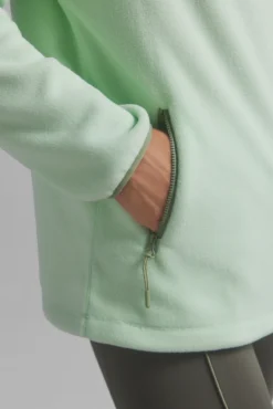 Jersey tejido polar verde