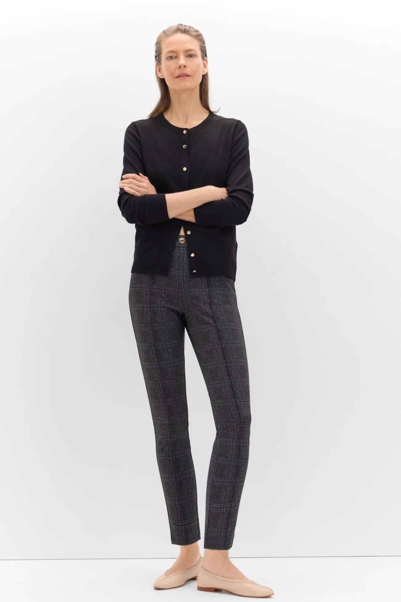 Legging con botonadura