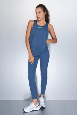 Leggings 4D STRETCH tobillero azul