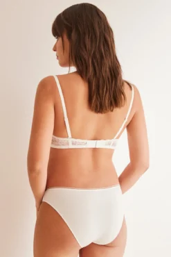 LOVELY Sujetador 'maternity' triangular encaje blanco