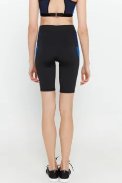 Malla ciclista detalle azul