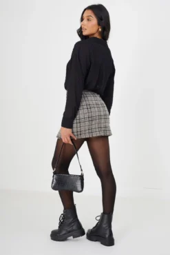 Minifalda con cuadros Gales