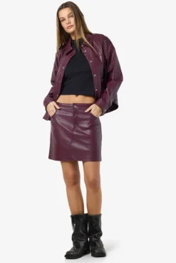 Minifalda polipiel