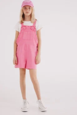 Mono corto rosa niña
