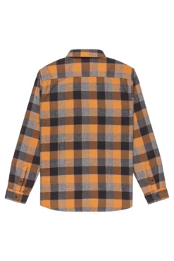Motherfly Plaid - Camisa de manga larga para hombre
