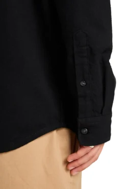 Motherfly Solid - Camisa de manga larga para hombre