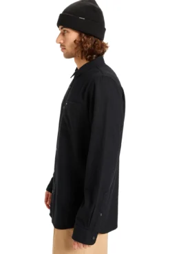 Motherfly Solid - Camisa de manga larga para hombre