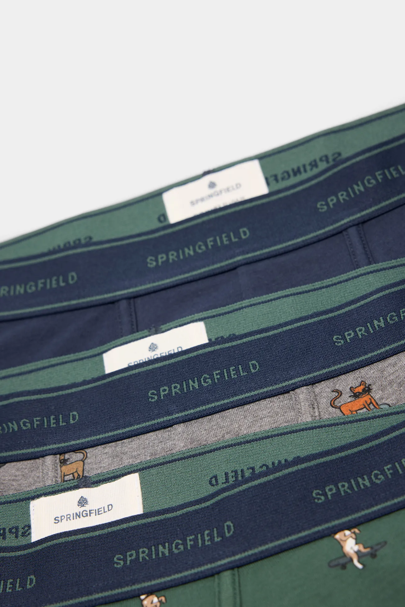 Pack 3 boxers animales en skate