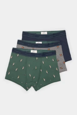 Pack 3 boxers animales en skate