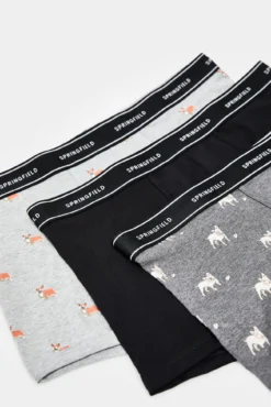 Pack 3 boxers perros