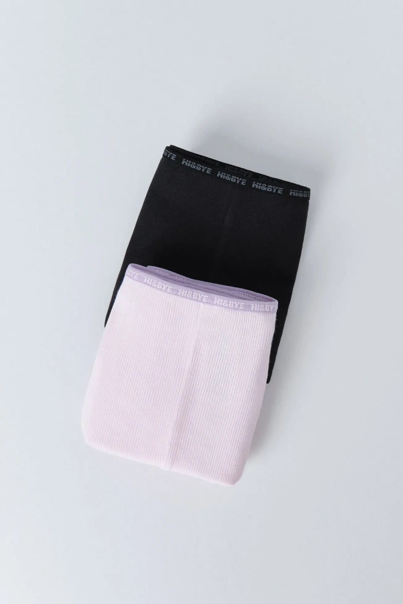 Pack 2 bragas bóxer negro, rosa
