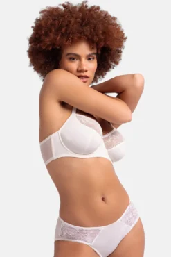 Pack 2 bragas hipster encaje rosa y nude