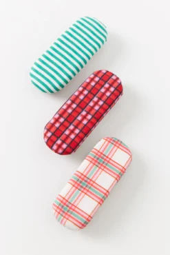 Pack 3 clips estampados