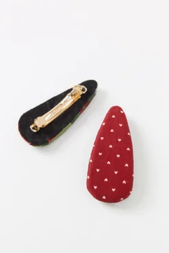Pack 2 clips estampados