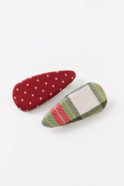 Pack 2 clips estampados