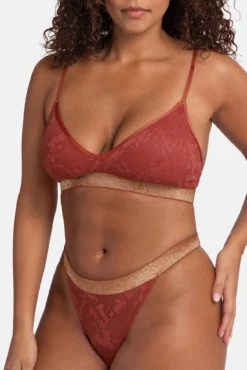 Pack de 2 bralettes de lúrex
