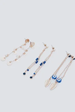Pack pendientes largos boho