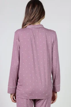 Pack pijama con corazones premamá