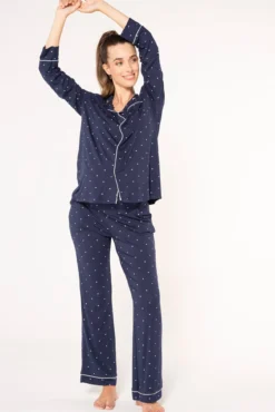 Pack pijama con corazones premamá