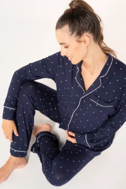 Pack pijama con corazones premamá