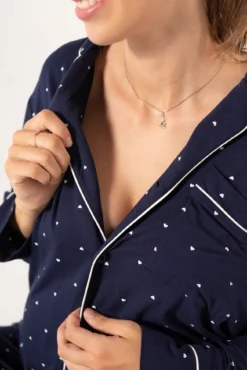 Pack pijama con corazones premamá