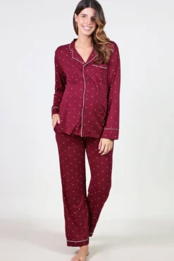 Pack pijama con corazones premamá