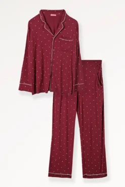 Pack pijama con corazones premamá