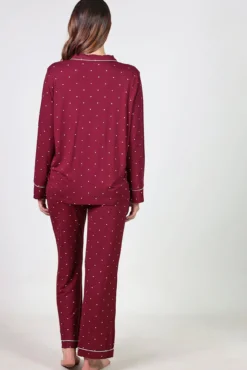 Pack pijama con corazones premamá