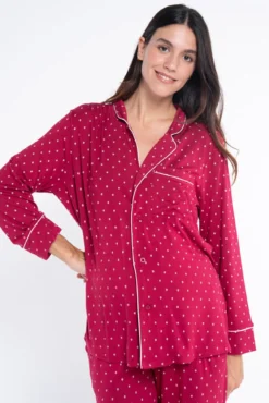 Pack pijama estampado corbatero