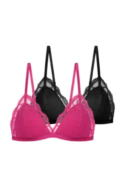 Pack 2 sujetadores bralettes