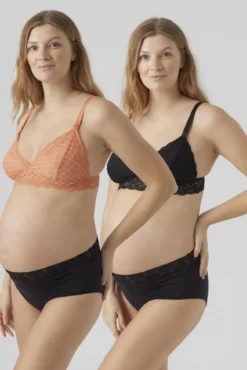 Pack 2 sujetadores maternity de encaje
