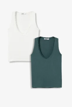Pack 2 tops de tirantes