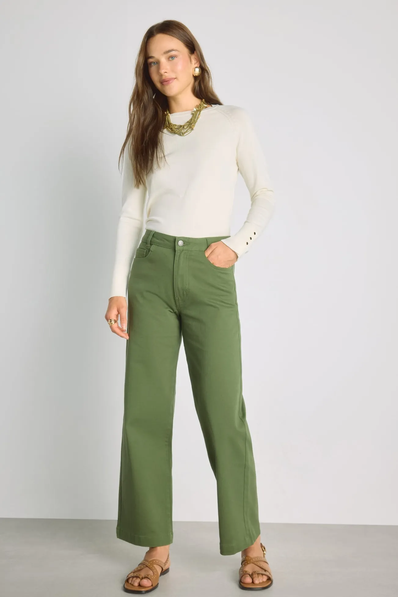 Pantalón ancho