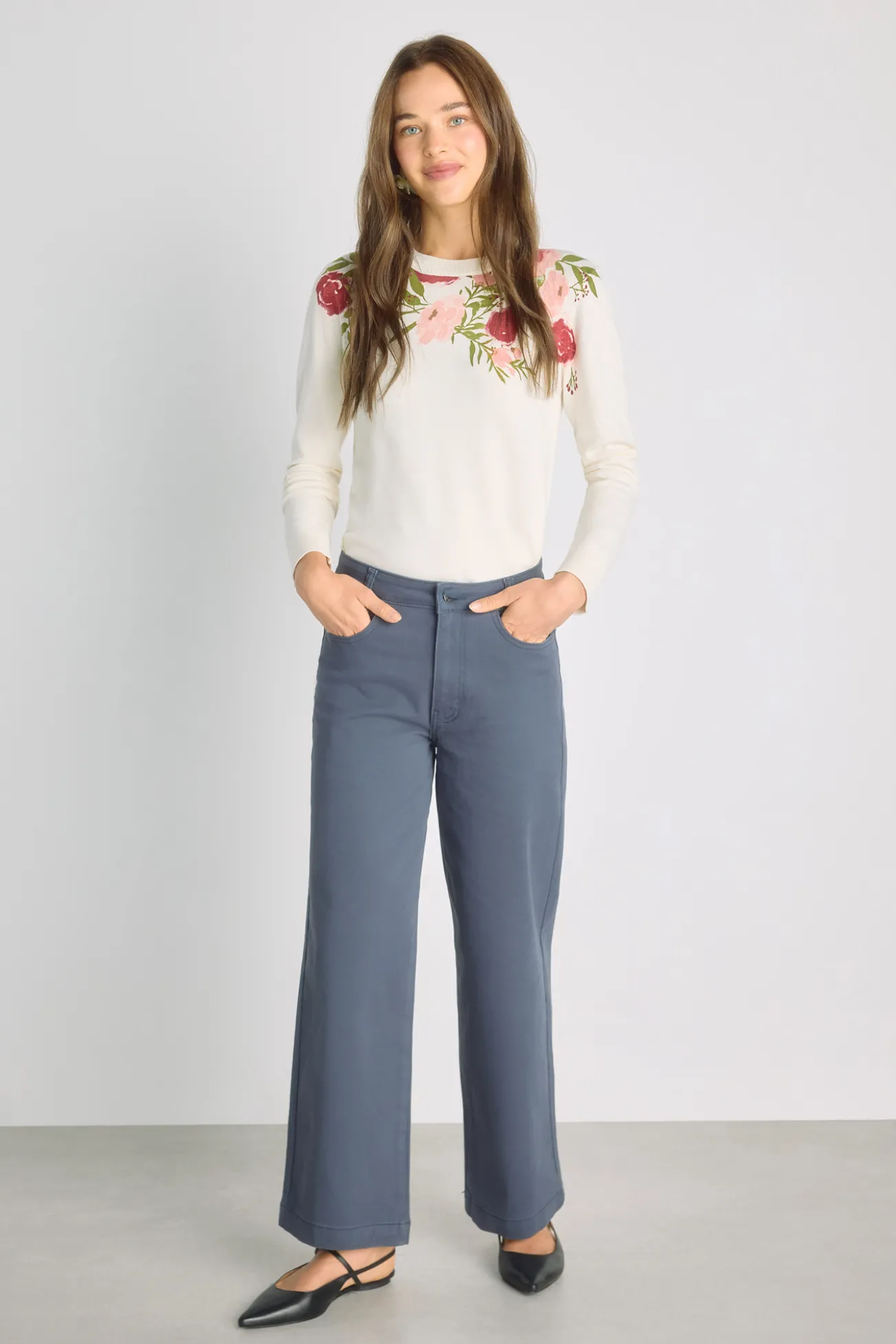 Pantalón ancho