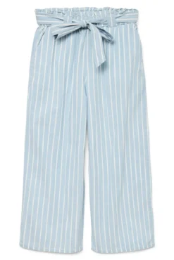 Pantalón ancho de rayas