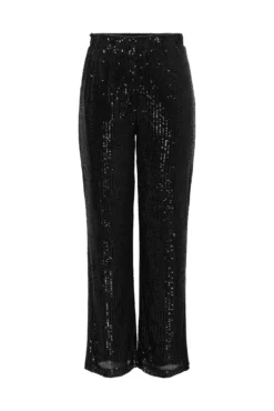Pantalón ancho lentejuelas