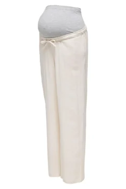 Pantalón ancho lino maternity