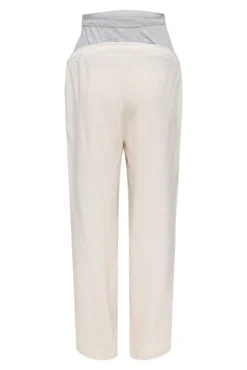 Pantalón ancho lino maternity