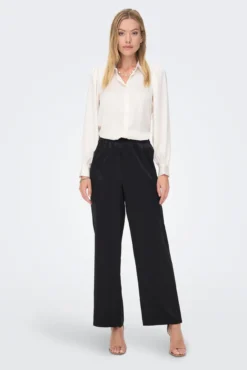 Pantalón ancho satinado