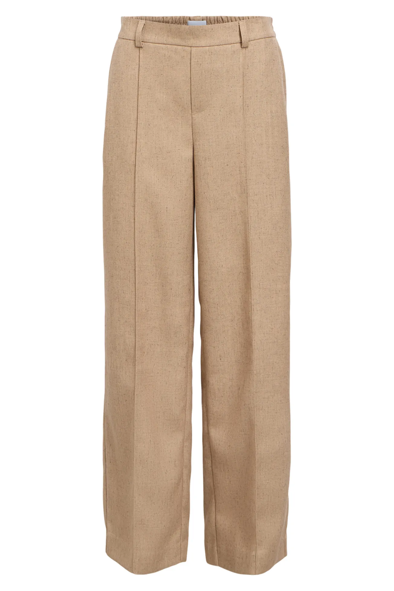 Pantalón ancho tweed