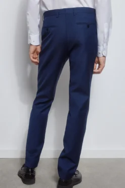 Pantalón azul bi-stretch slim