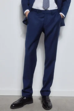 Pantalón azul bi-stretch slim