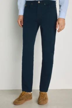 Pantalón 5 bolsillos color