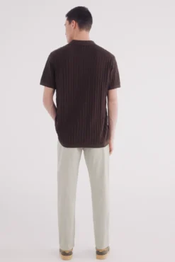 Pantalón 5 bolsillos estructura slim fit