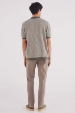 Pantalón 5 bolsillos estructura slim fit