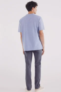 Pantalón 5 bolsillos ligero lavado slim fit