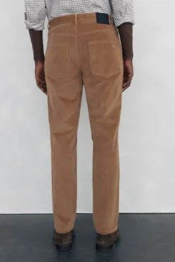 Pantalón 5 bolsillos pana slim fit